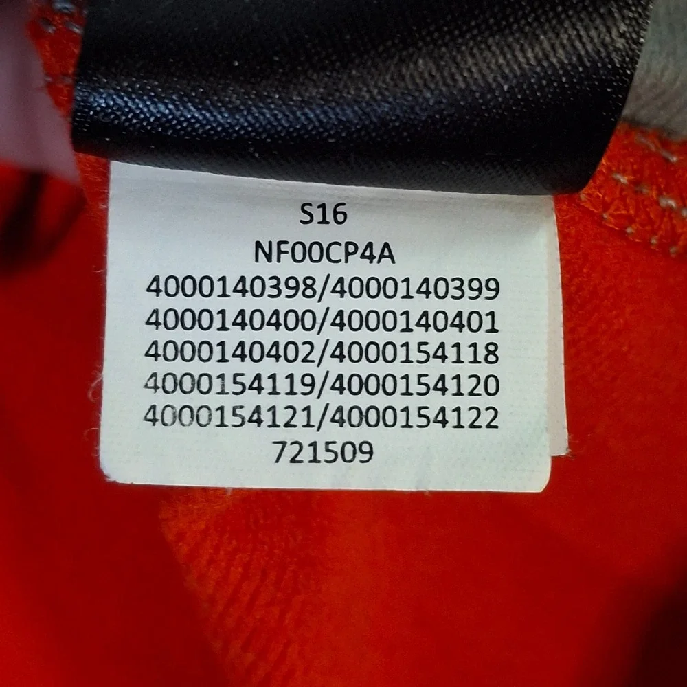 The North Face 100 Cinder 1/4 Zip Pullover Men's XL Fleece Orange Long Sleeve